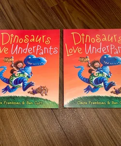 (Lot of 2) Dinosaurs Love Underpants 
