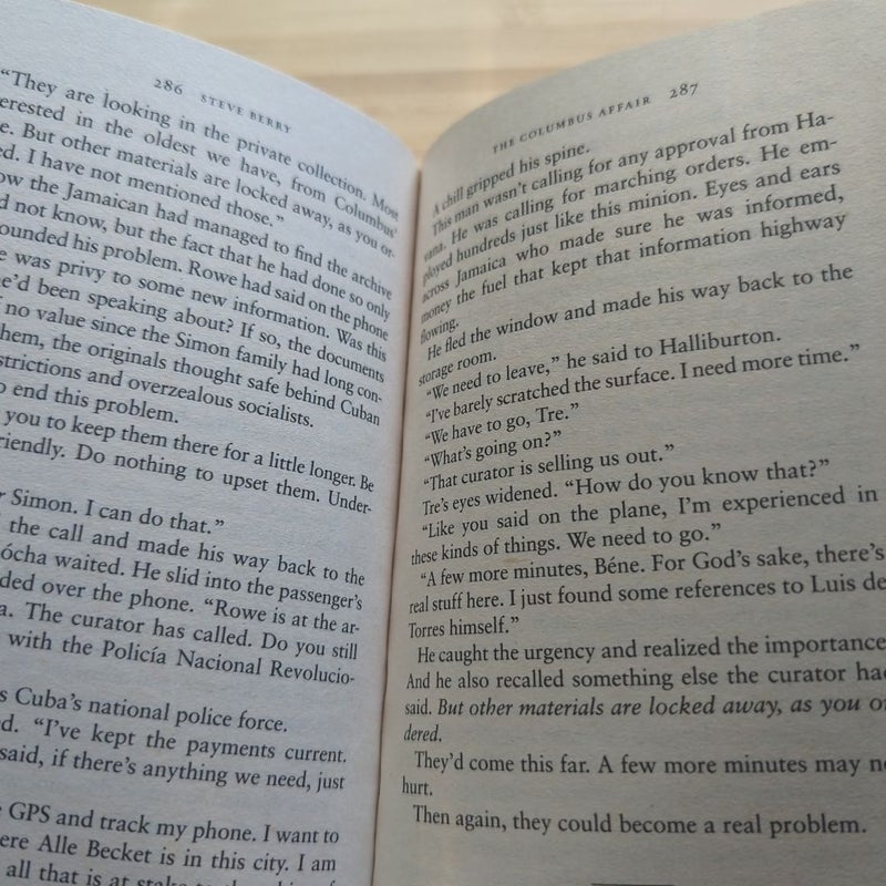 The Columbus Affair: a Novel (with Bonus Short Story the Admiral's Mark)