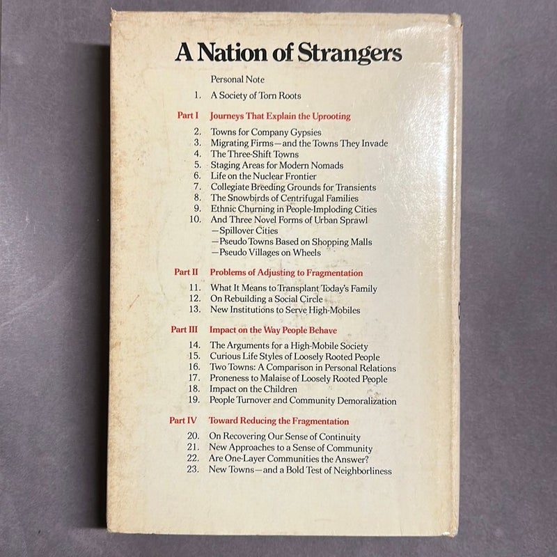 A Nation of Strangers 