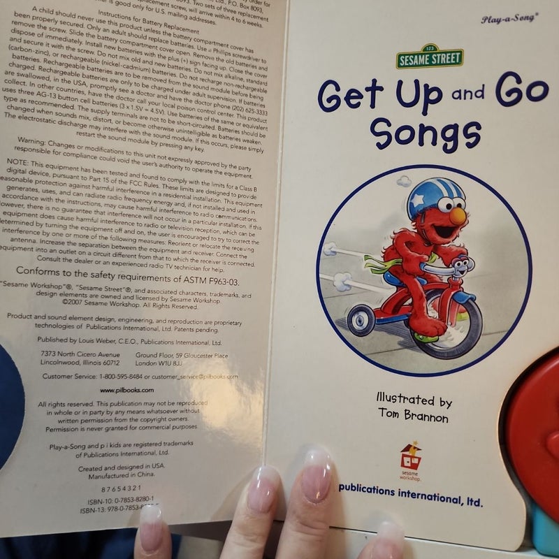 Sesame Street Get up and Go Songs