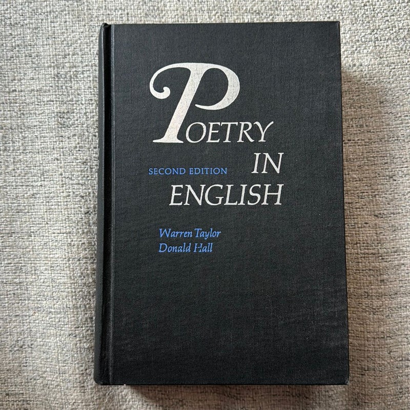 Poetry in English Second Edition
