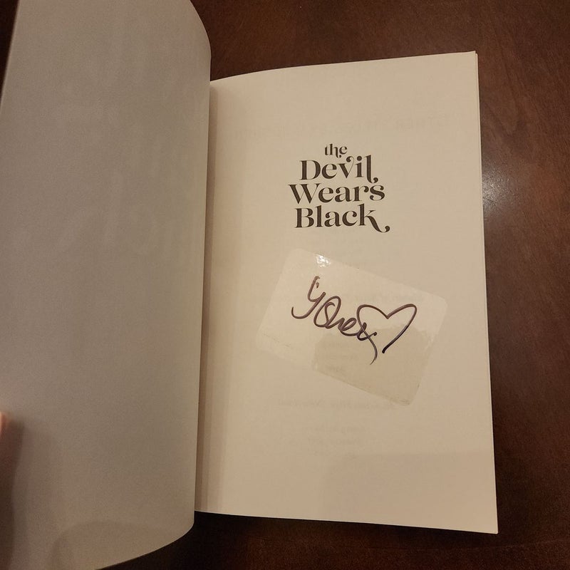 The Devil Wears Black with Signed Bookplate