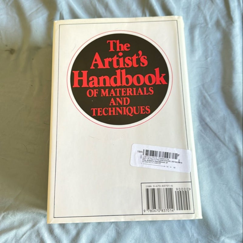 The Artist's Handbook of Materials and Techniques