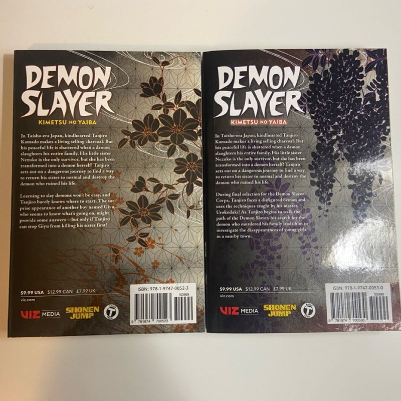 Demon Slayer: Kimetsu No Yaiba, Vol. 1-2