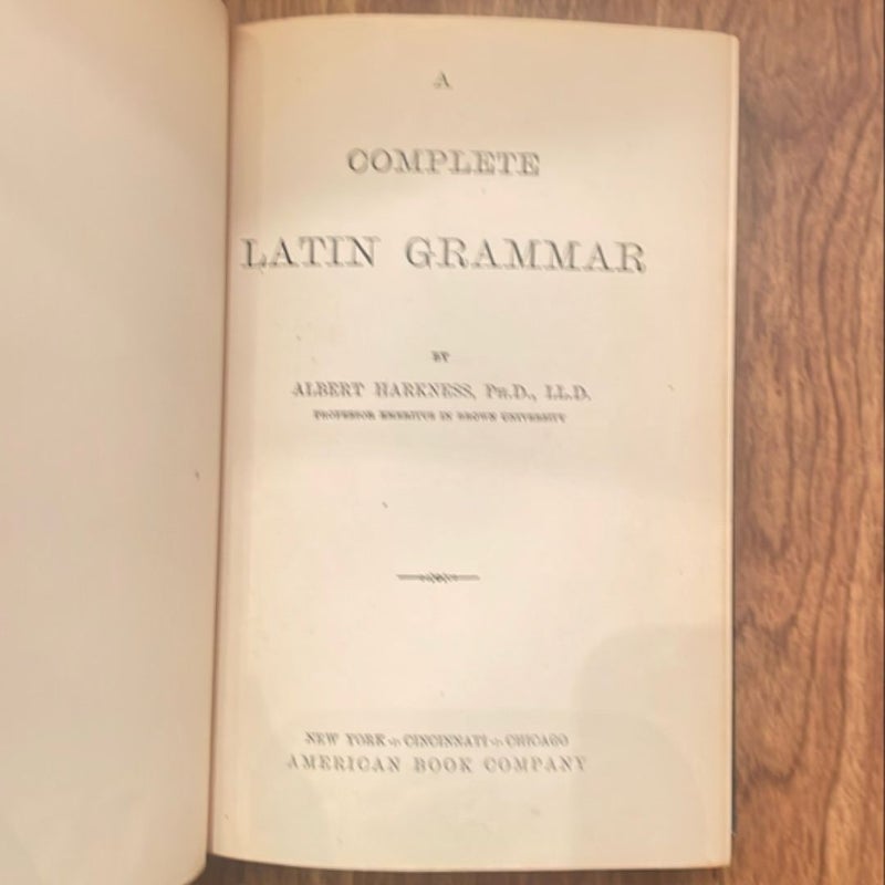 Complete Latin Grammar