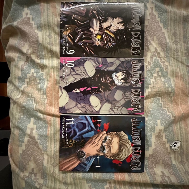 Jujutsu Kaisen Manga Volumes 9-11