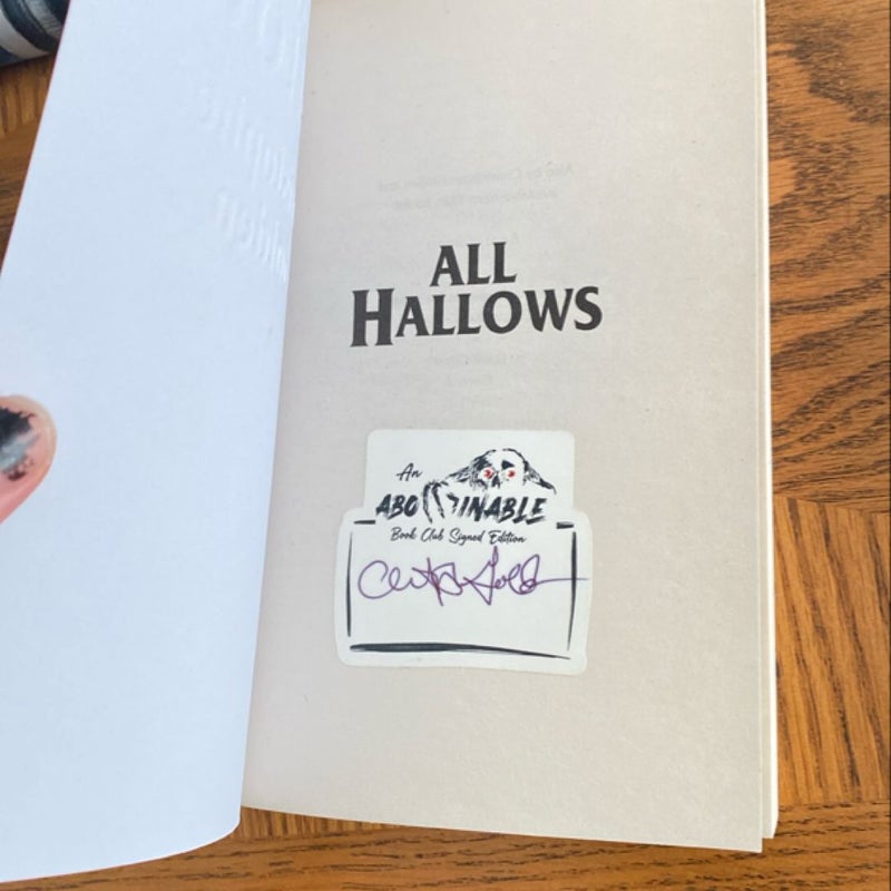 *Signed* All Hallows