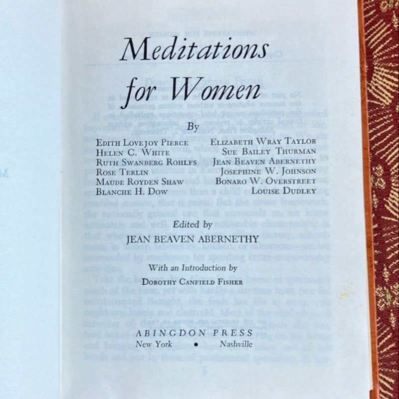 Meditations for Women