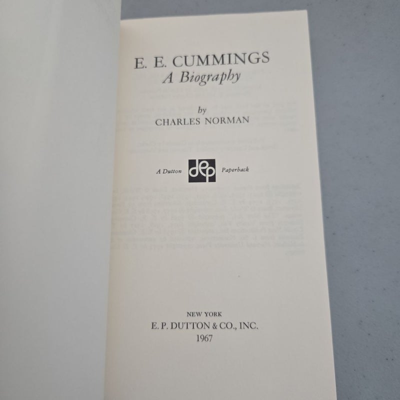E.E. Cummings A Biography