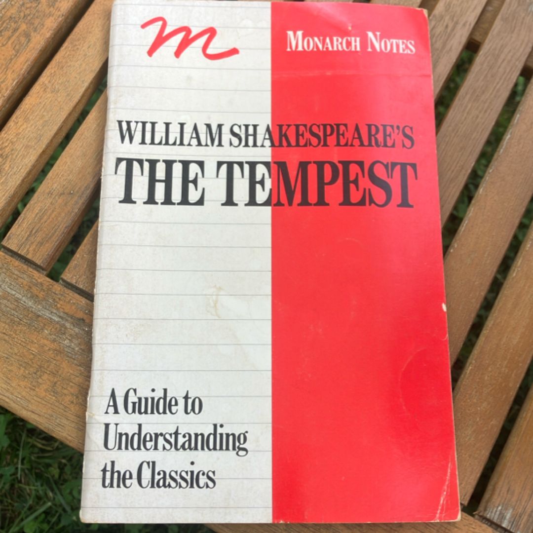 Monarch Notes on Shakespeare's The Tempest