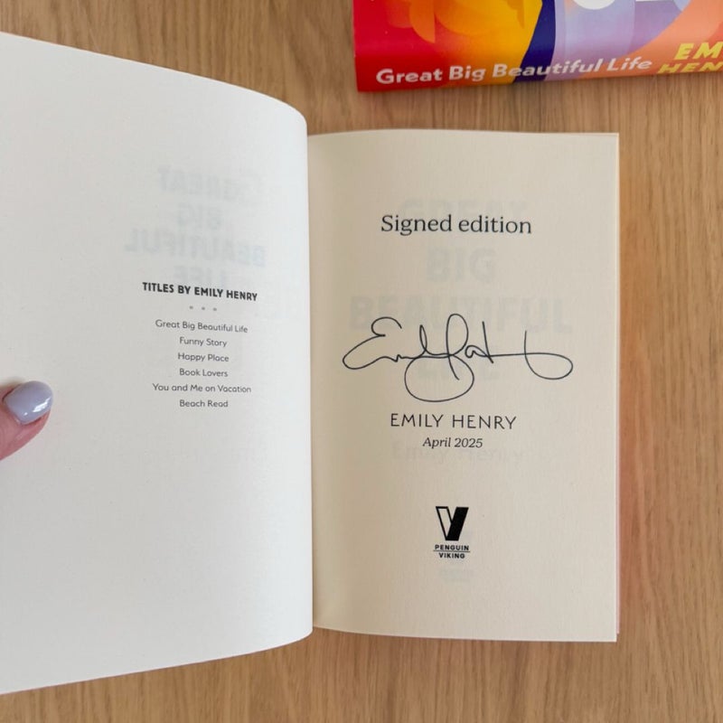 Great Big Beautiful Life SIGNED *Waterstones Exclusive Edition*