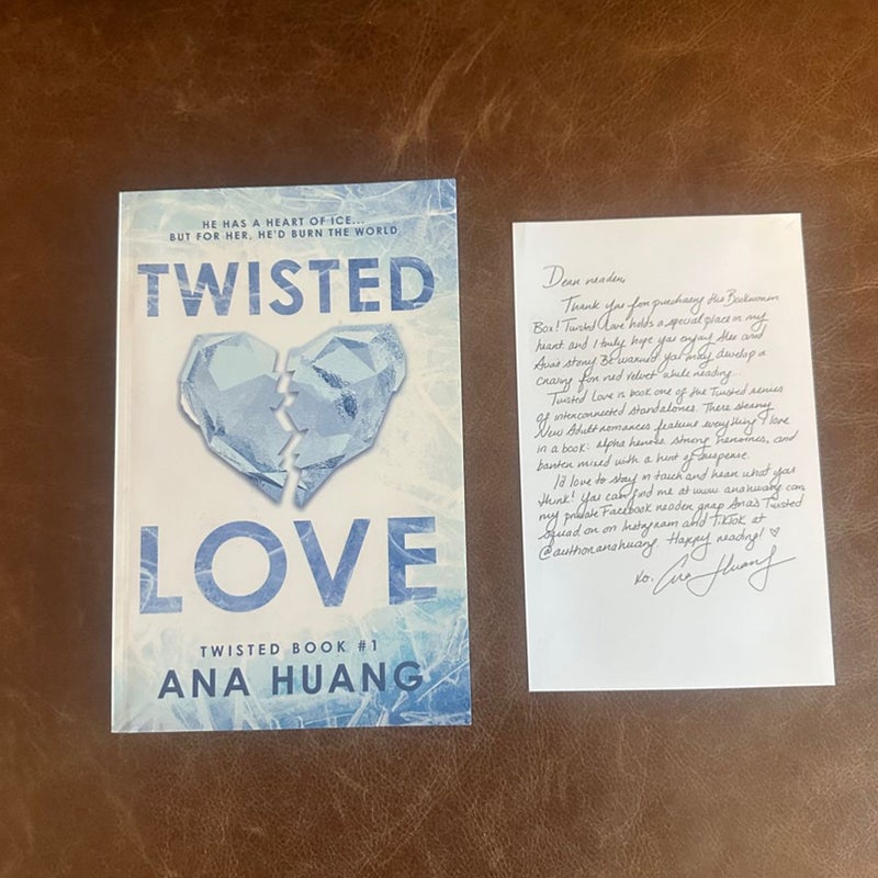 Twisted love signed special edition bookworm box 