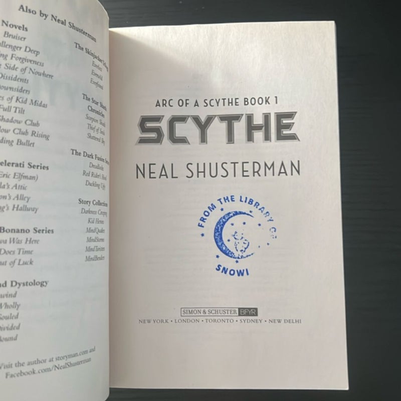 Arc of Scythe Series 1-2