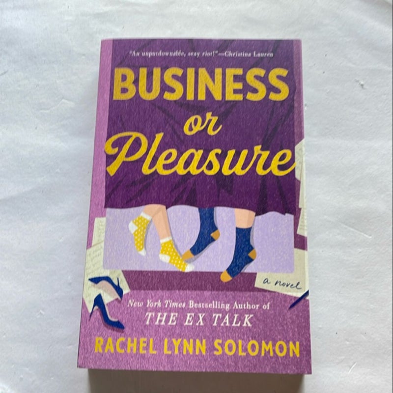 Business or Pleasure - signed by author 