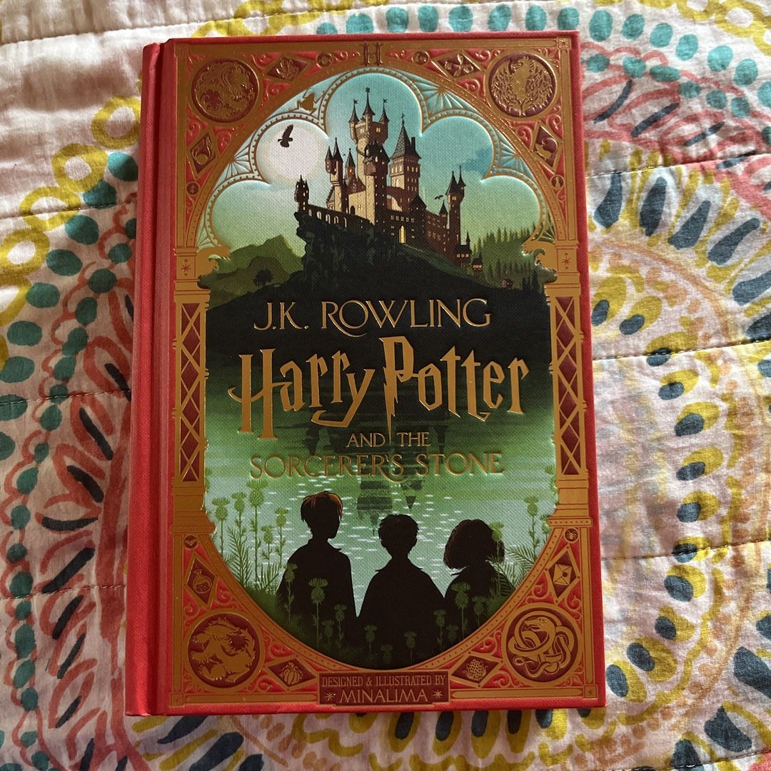 Harry Potter and the Sorcerer's Stone (Harry Potter, Book 1) (MinaLima  Edition) (1): Rowling, J. K., Minalima: 9781338596700: : Books