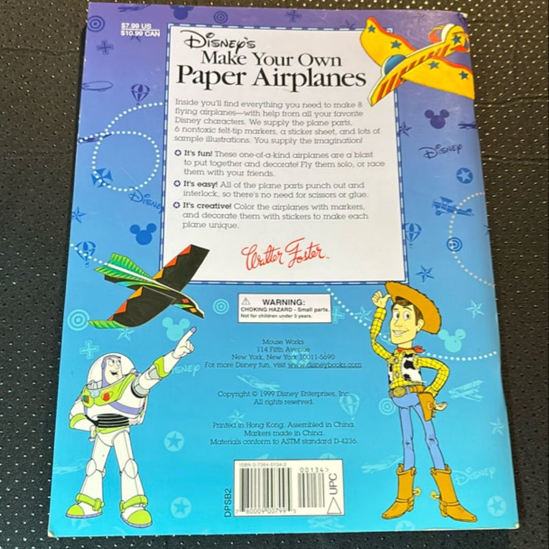 Disney Make Your Own Paper Airplane