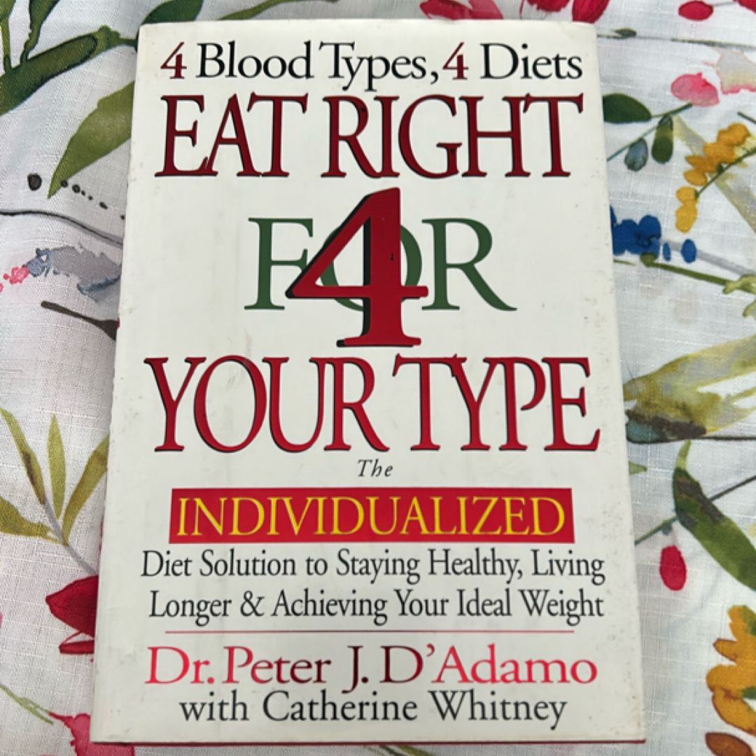 Eat Right 4 Your Type