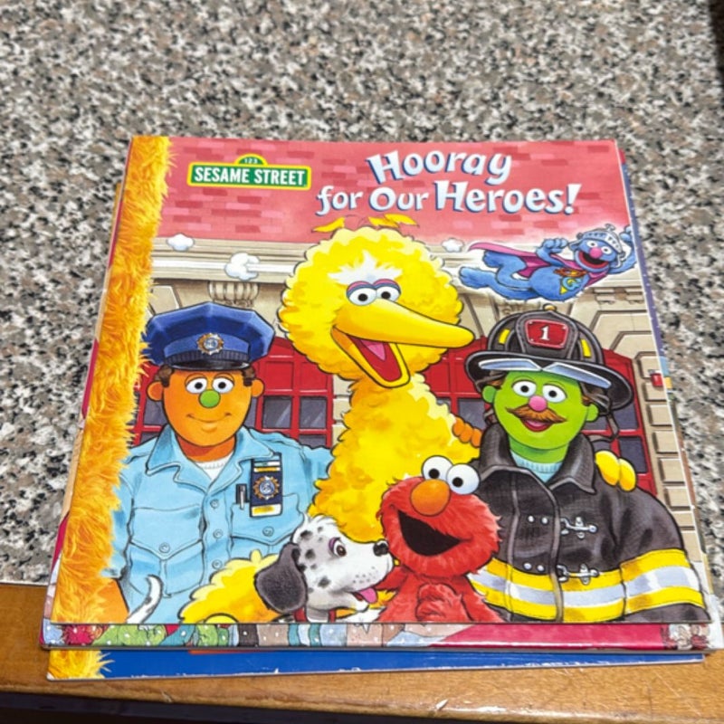 Sesame Street book lot of 3 