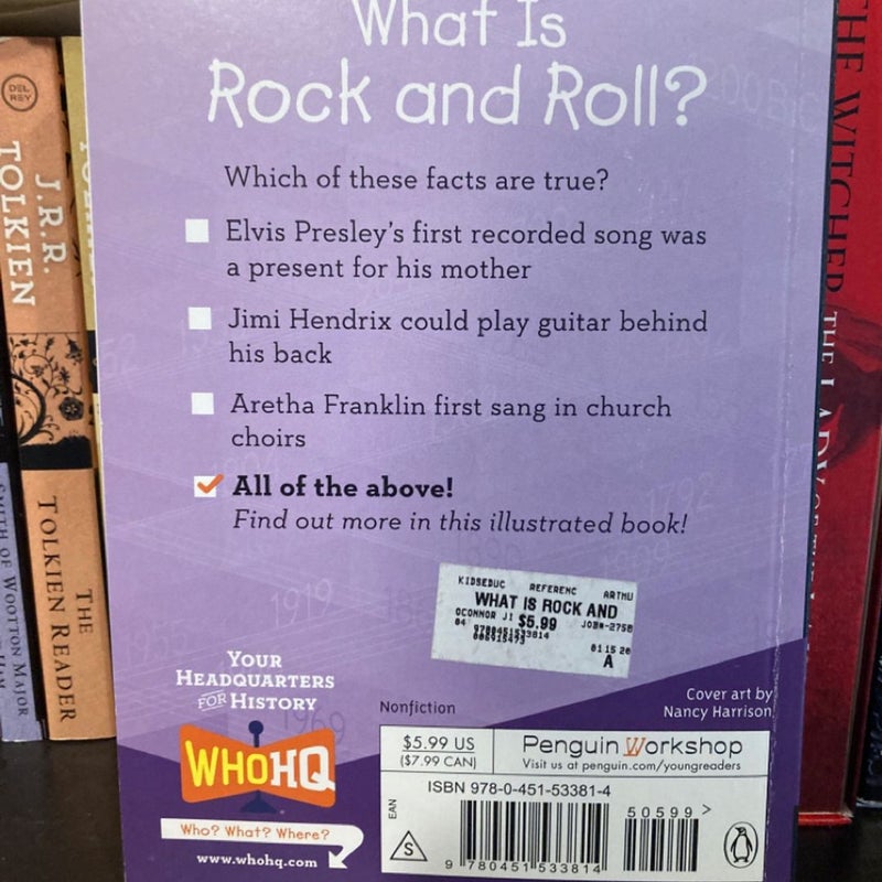 What Is Rock and Roll? by Jim O'Connor, Paperback Pangobooks