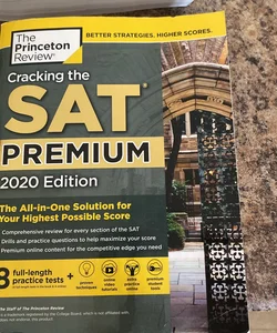 Cracking the SAT Premium Edition with 8 Practice Tests 2020