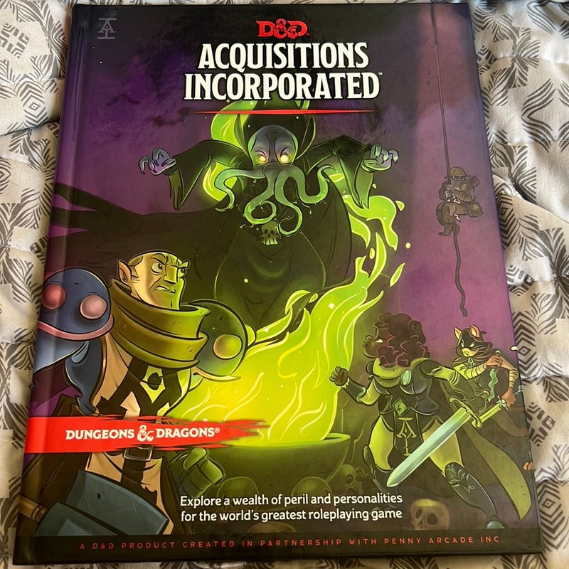 Dungeons and Dragons Acquisitions Incorporated HC (d&d Campaign Accessory Hardcover Book)