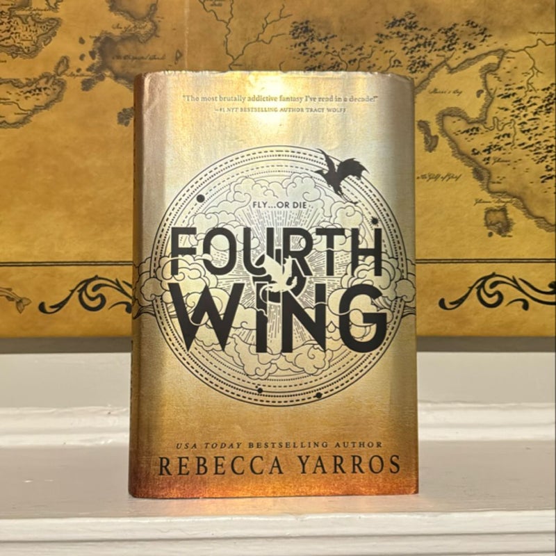 Fourth Wing: 1/1 US Edition with Original Sprayed Edge
