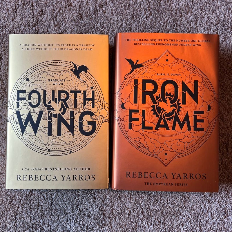 Fairyloot Fourth Wing and Iron Flame