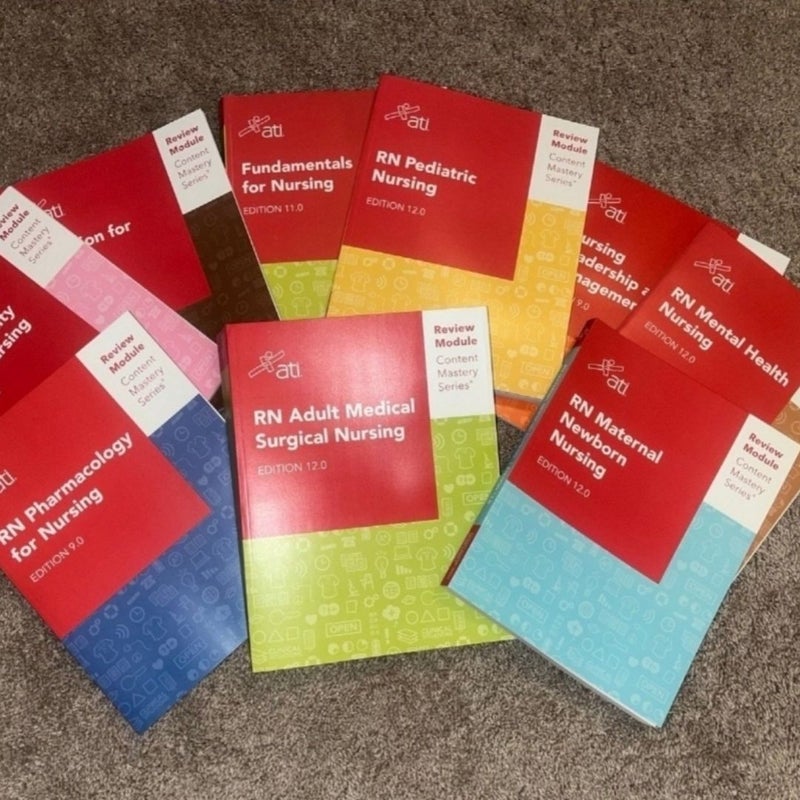 Full set RN ATI book bundle edition 12.0