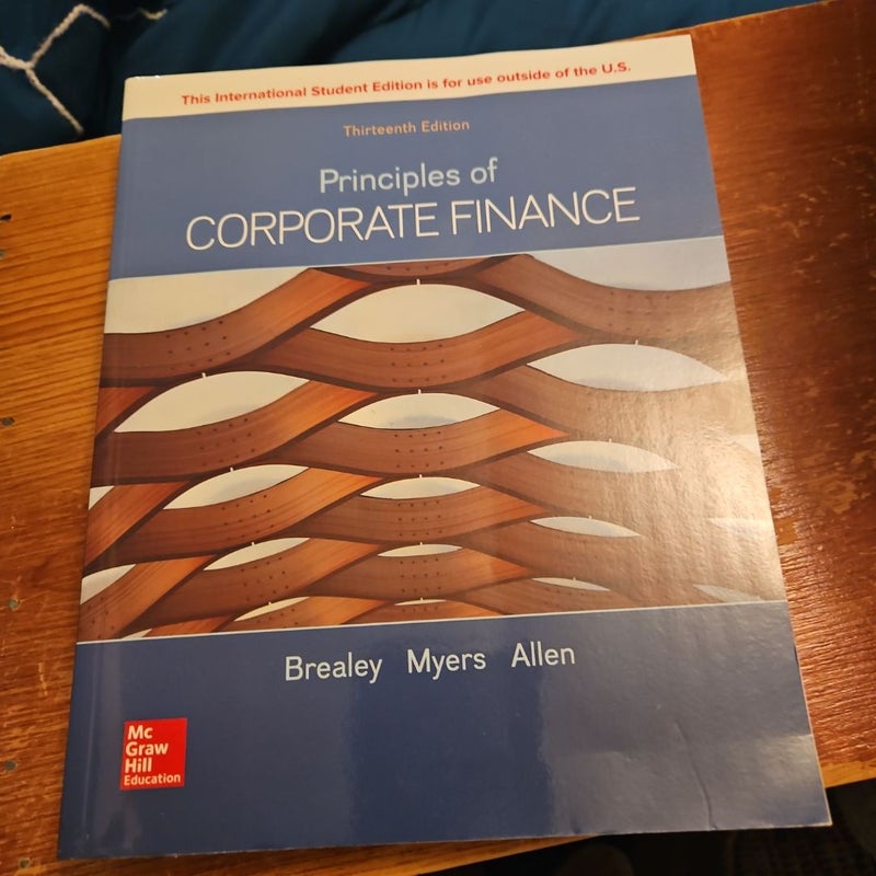 Principles of Corporate Finance