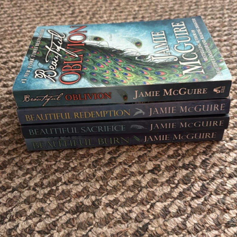 Beautiful Oblivion, Beautiful Redemption, Beautiful Sacrifice, Beautiful Burn (The Maddox Brothers Books 1-4)