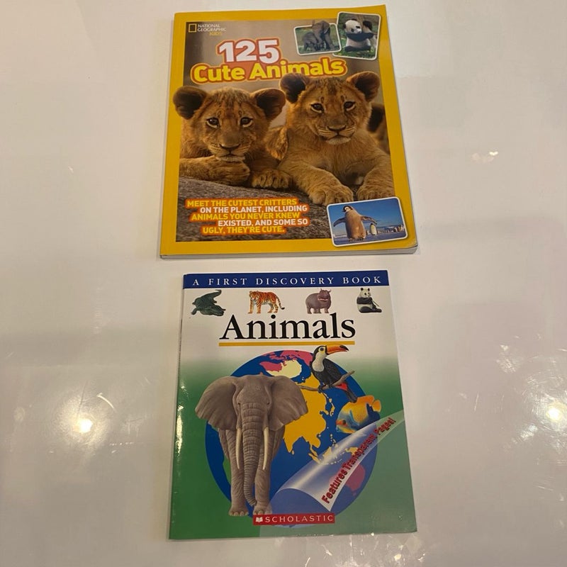 Kids' Animal Books Bundle: National Geographic & Scholastic