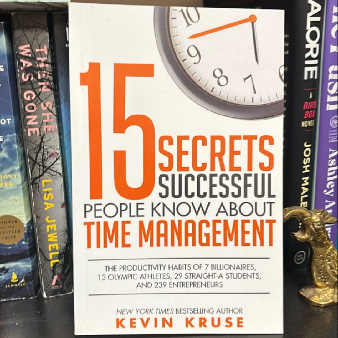 15 Secrets Successful People Know about Time Management