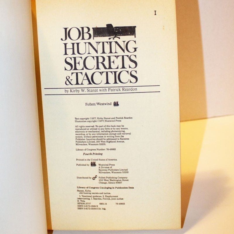 Job Hunting Secrets and Tactics