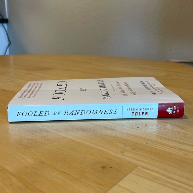 洋書 FOOLED  BY  RANDOMNES Fooled by Randomness: The Hidden Role of Chance in Life and