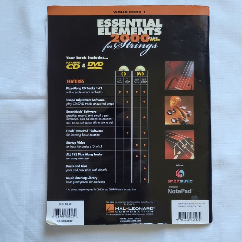 Essential Elements for Strings - Book 1 