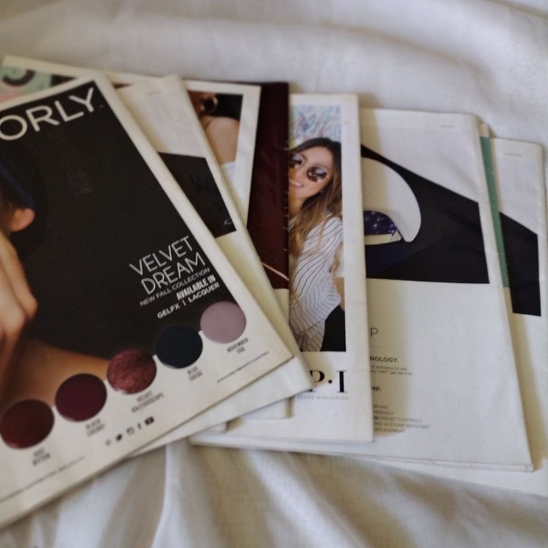 Eight Vintage Nail Pro Magazine for Nail Tech Beginners 
