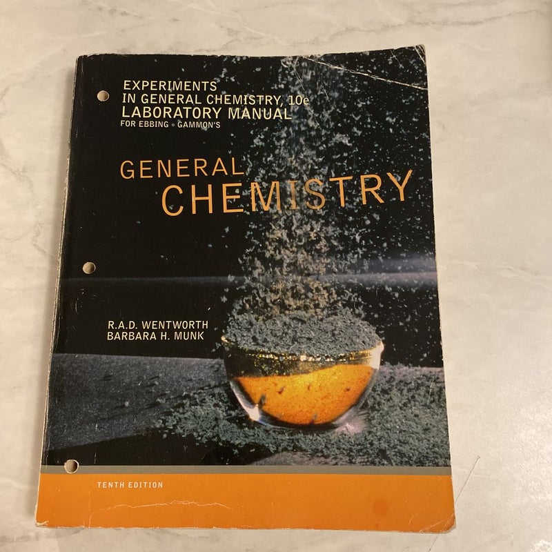 Experiments in general chemistry, 10e laboratory manual 