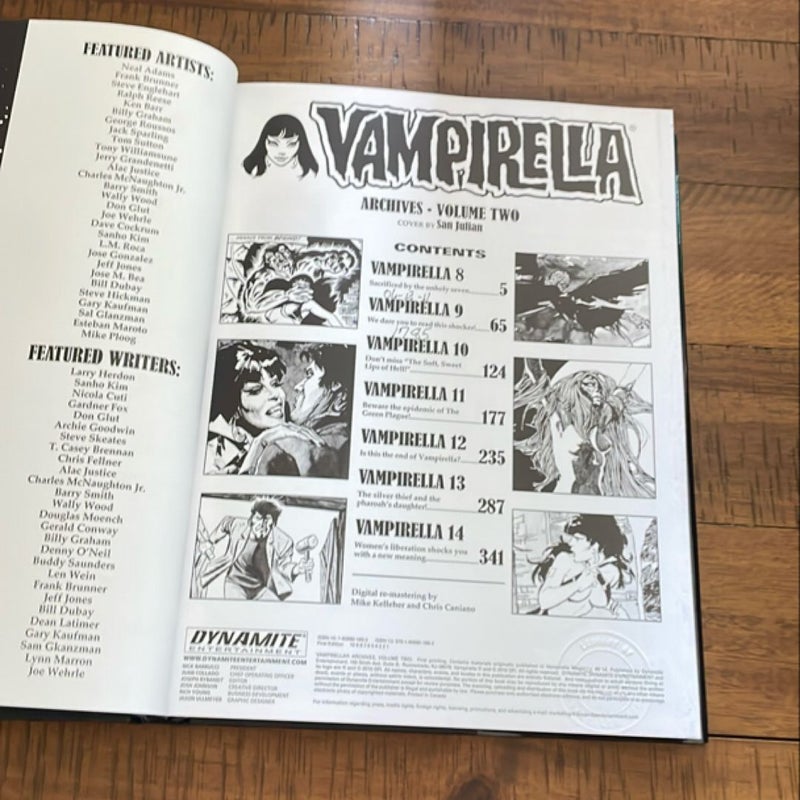 Vampirella (Archives Volume Two #8-14)