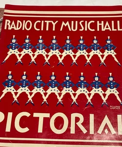 RADIO CITY MUSIC HALL, PICTORAL cover by De Ward Jones (1945)