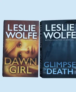 (2) Leslie Wolfe Softcover Novels (Tess Winnett Series)
