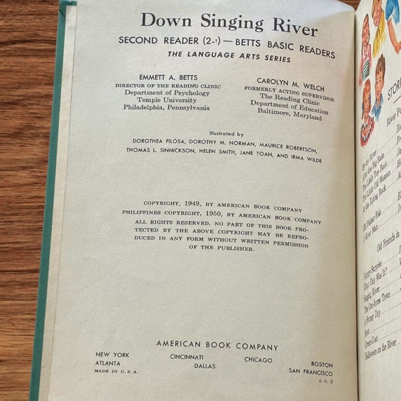 Down Singing River, Second Reader (1950)