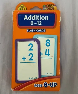 Addition flash cards