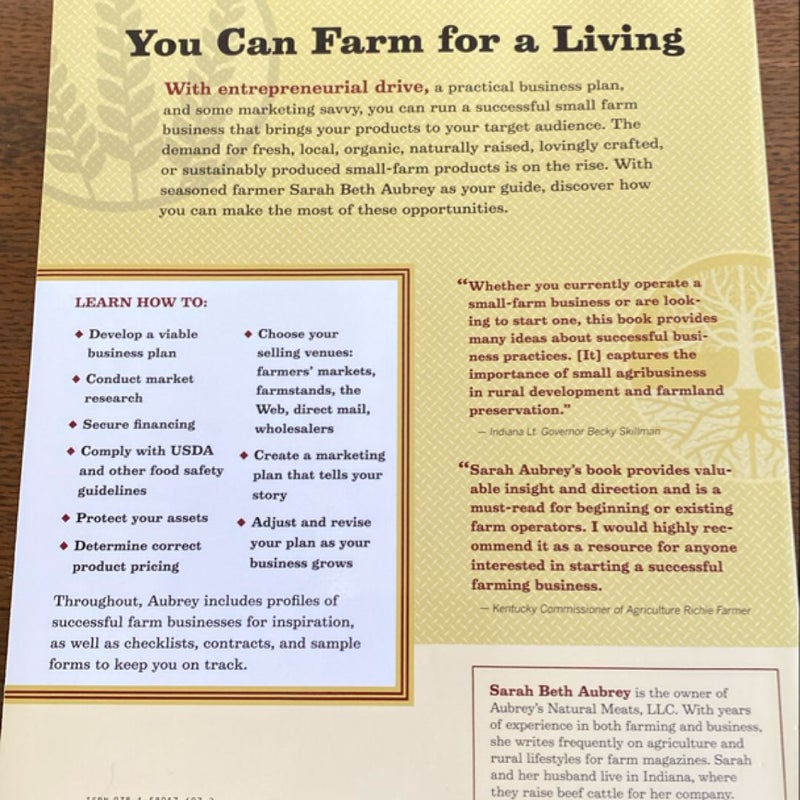 Starting and Running Your Own Small Farm Business