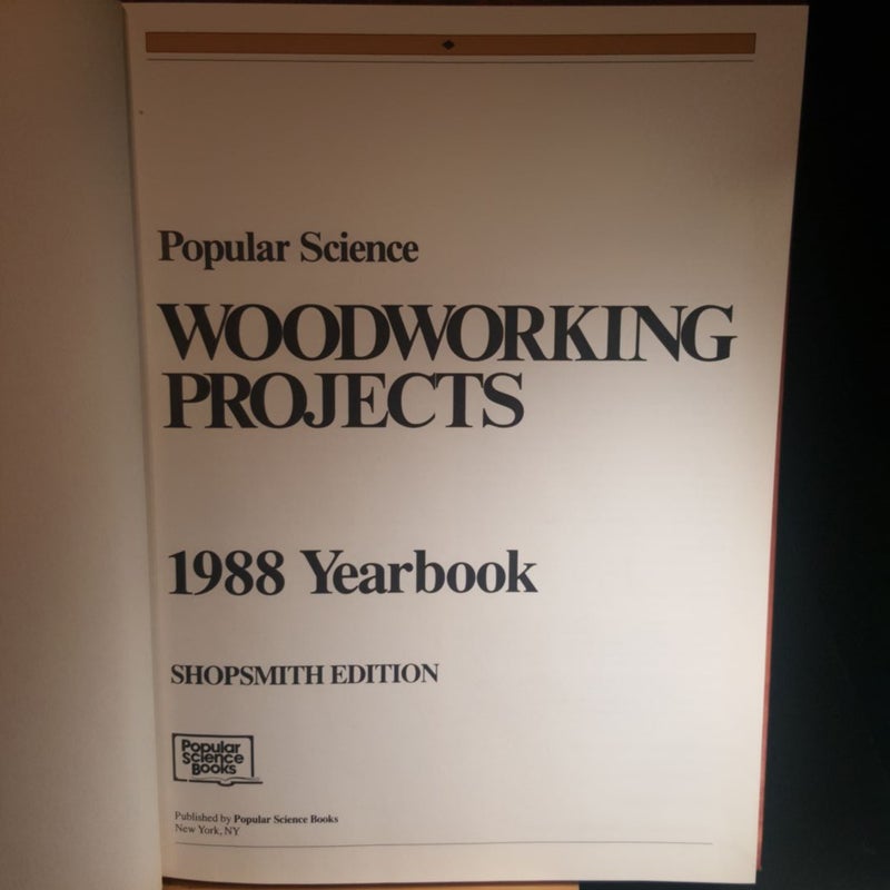 Popular Science woodworking projects 1988 yearbook