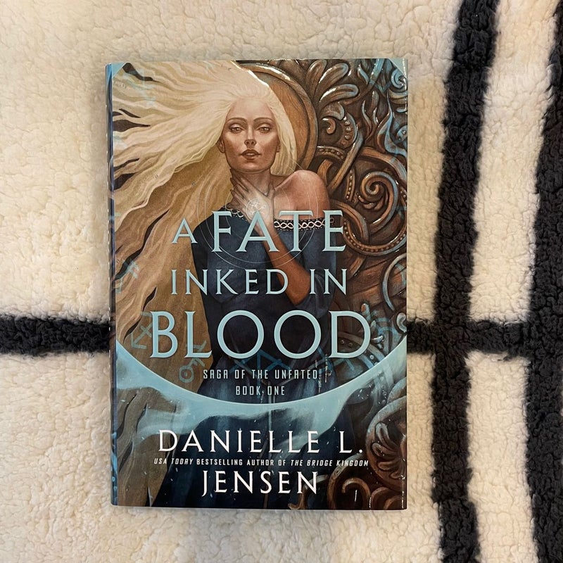 A Fate Inked in Blood Signed First Edition 