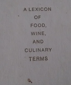 Cook's and Diner's Dictionary 