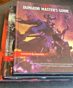 Dungeons and Dragons Core Rulebooks Gift Set (Special Foil Covers Edition with Slipcase, Player's Handbook, Dungeon Master's Guide, Monster Manual, DM Screen)