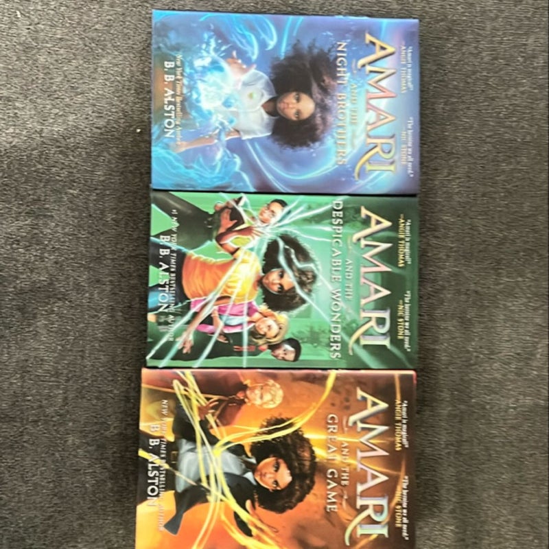 Amari and the Night Brothers (3 books)