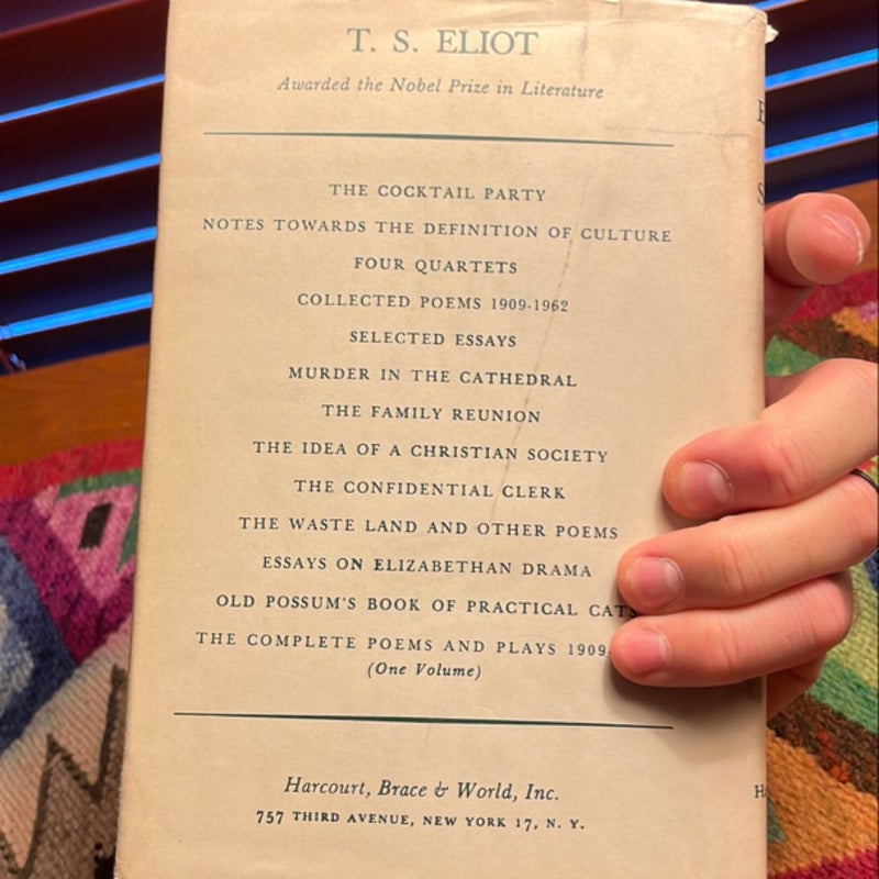 Selected Essays of T. S. Eliot (1964)