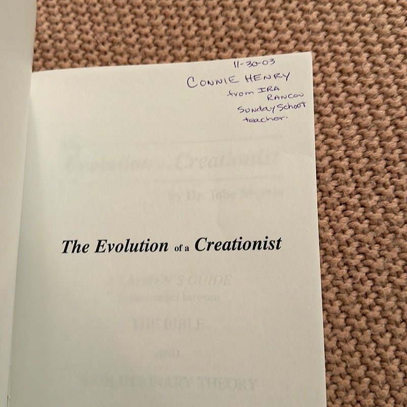 The Evolution of a Creationist